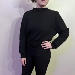 Black Basic Crewneck